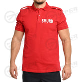 Tricou Polo Rosu SMURD (100% Bumbac)